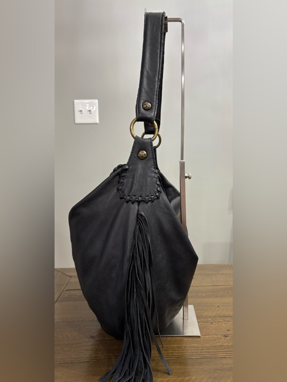 Patricia Nash Vincenzo Slouchy Hobo Bag with Fringe - Picture 4 of 13